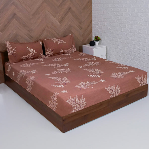 Buy Yima Leafy Bedsheet Bedsheets from Vaaree