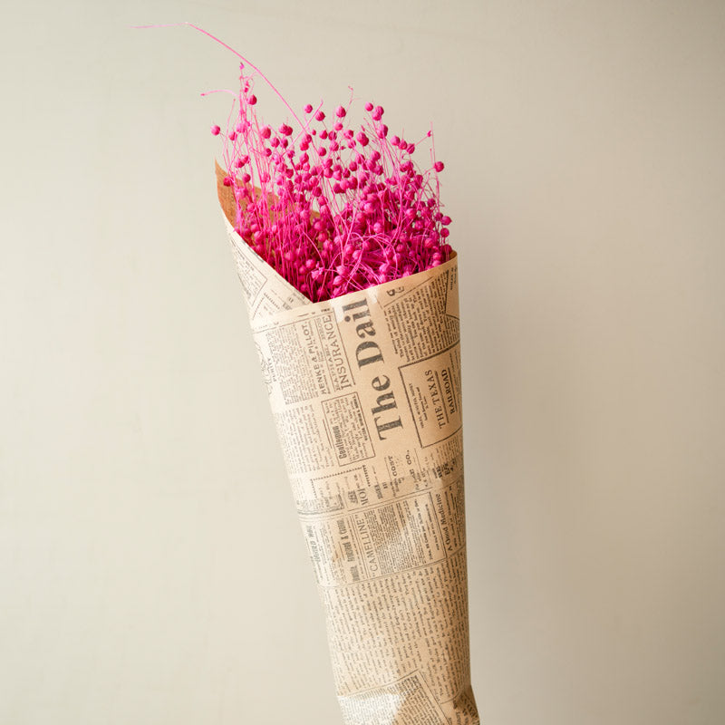 Buy Amora Fax Dried Flower Bunch - Pink Artificial Flowers from Vaaree