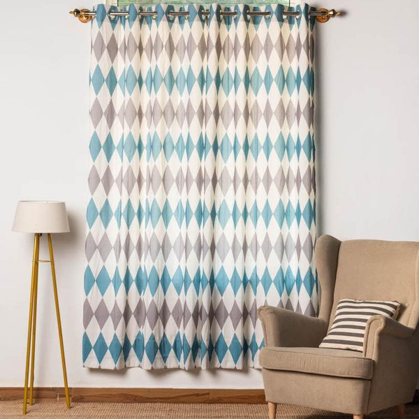 Buy Rhombi Rhombi Curtains at Vaaree online | Beautiful Curtains to choose from