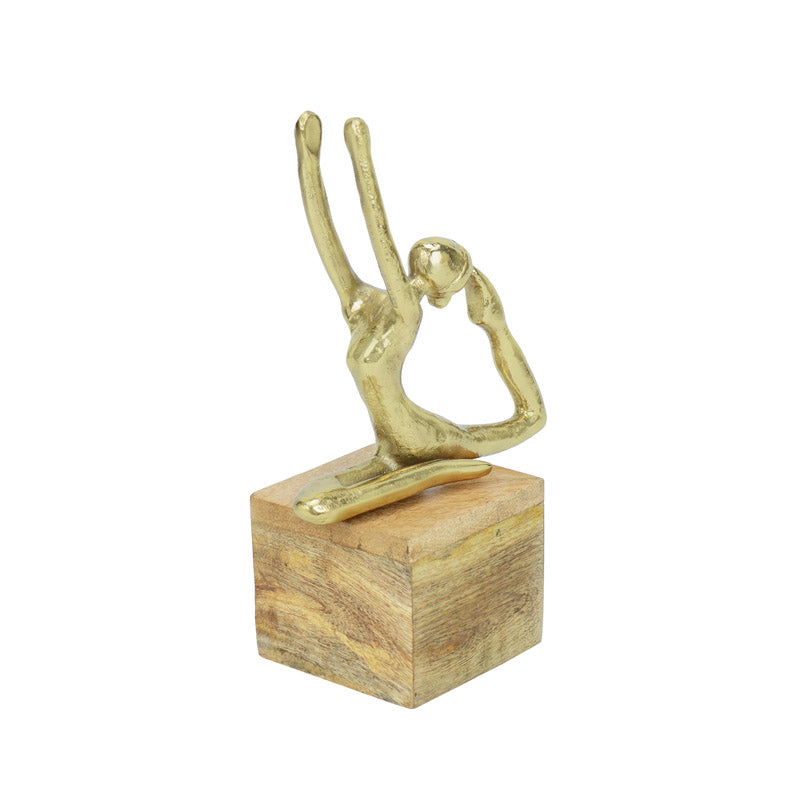 Buy Dance Deila Showpiece - Gold Showpiece from Vaaree