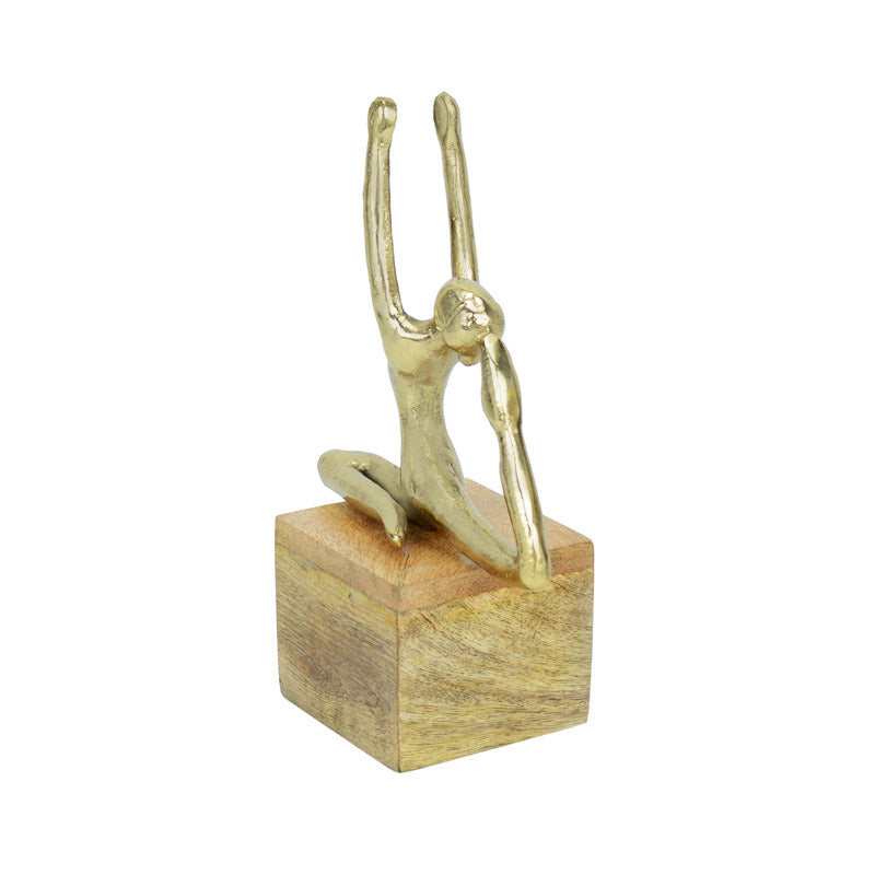 Buy Dance Deila Showpiece - Gold Showpiece from Vaaree