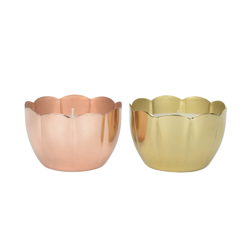 Buy Phool Vanilla Scented Festive Tealight Candle - Set Of Two Candles from Vaaree