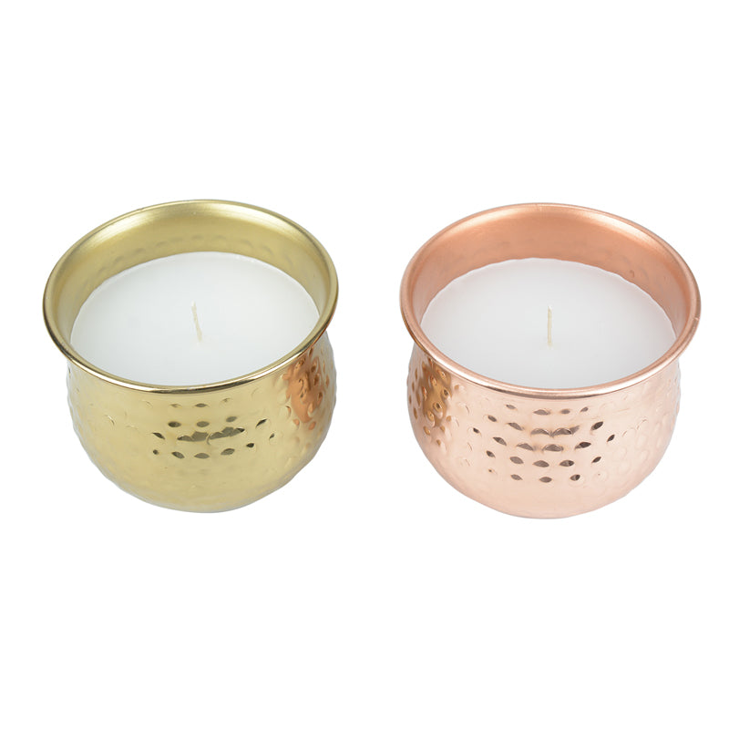 Buy Navya Vanilla Scented Festive Tealight Candle - Set Of Two Candles from Vaaree