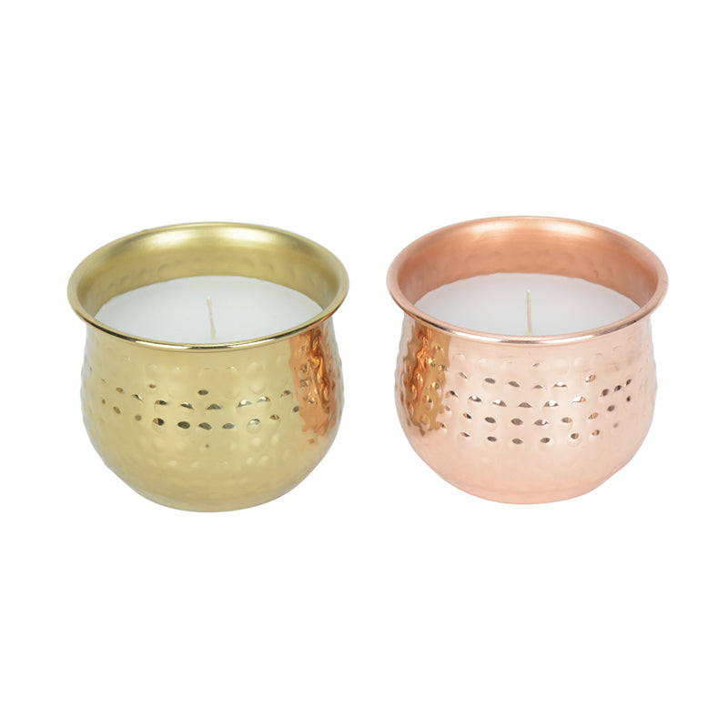 Buy Navya Vanilla Scented Festive Tealight Candle - Set Of Two Candles from Vaaree