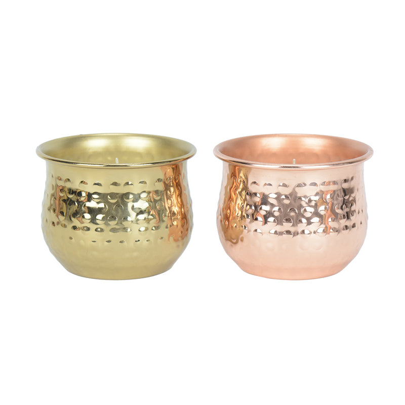 Buy Navya Vanilla Scented Festive Tealight Candle - Set Of Two Candles from Vaaree