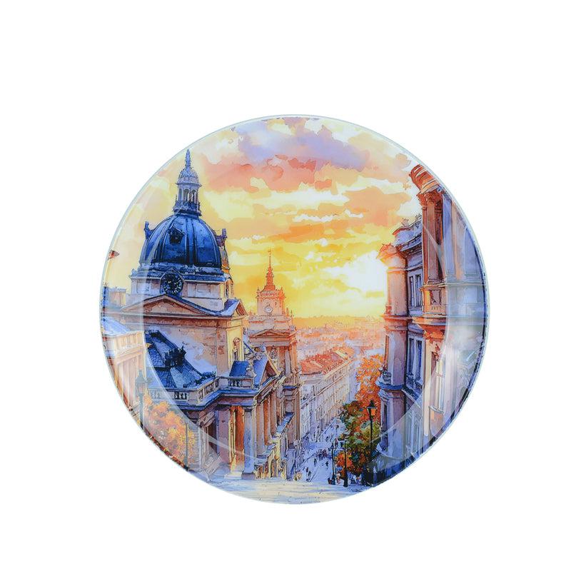 Buy City Magma Wall Plate - Set Of Three Wall Plates from Vaaree