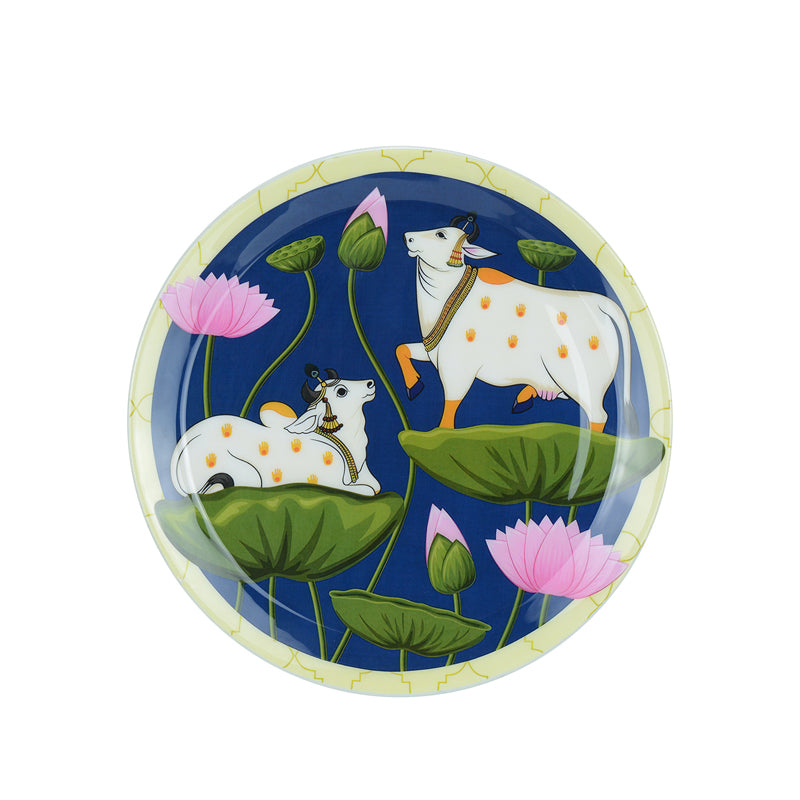 Buy Nandi Peela Wall Plate Wall Plates from Vaaree