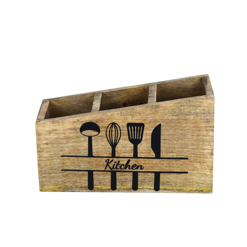 Buy Bavya Wooden Cutlery Holder Cutlery Stand from Vaaree