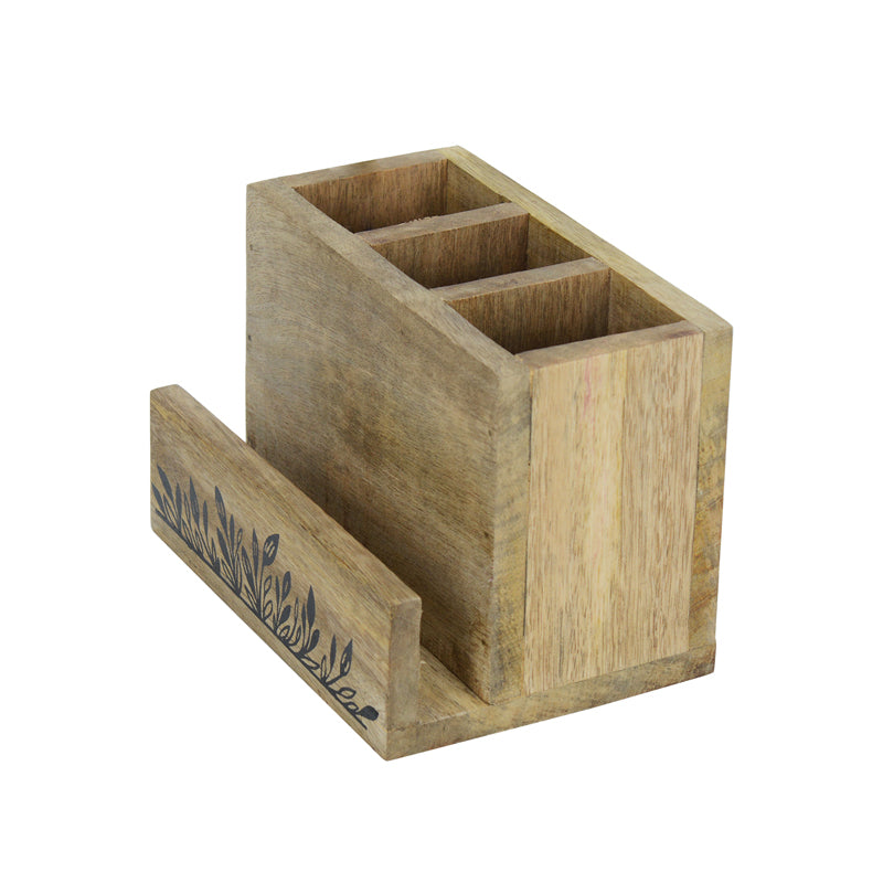 Buy Amra Wooden Cutlery Holder Cutlery Stand from Vaaree