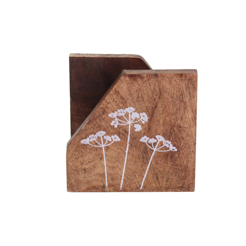 Buy Dandelion Wooden Napkin Holder Tissue Holder from Vaaree