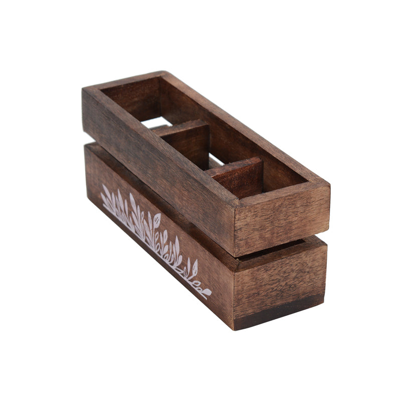 Buy Nara Wooden Cutlery Holder Cutlery Stand from Vaaree