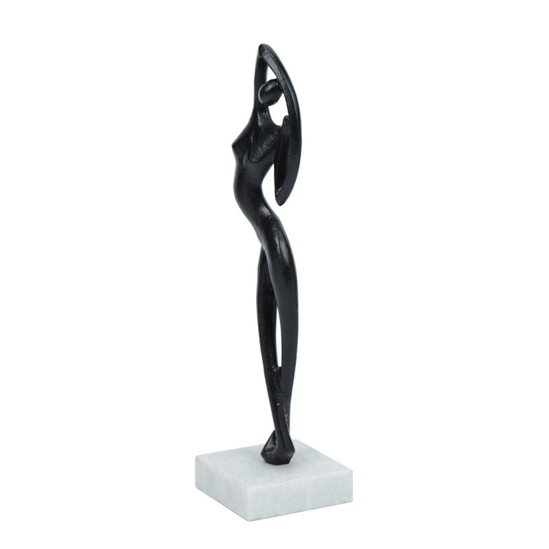 Buy Stretch Shape Showpiece - Black Showpieces from Vaaree