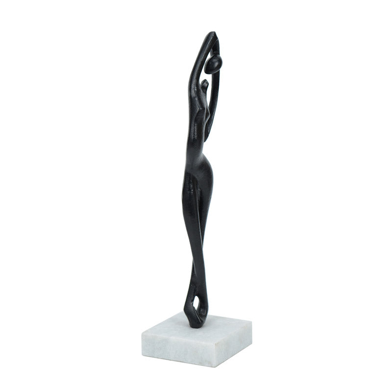 Buy Stretch Shape Showpiece - Black Showpieces from Vaaree