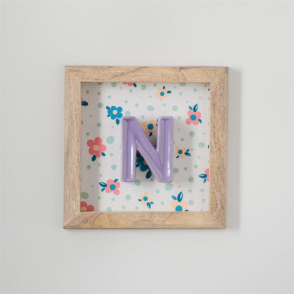 (N) Mini Mottled Mono Wall Hanging - Purple