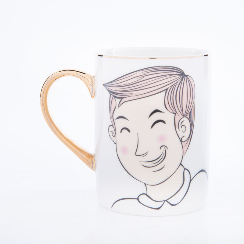 Buy Whimsy Laugh Mug - 450 ML Mug & Tea Cup from Vaaree