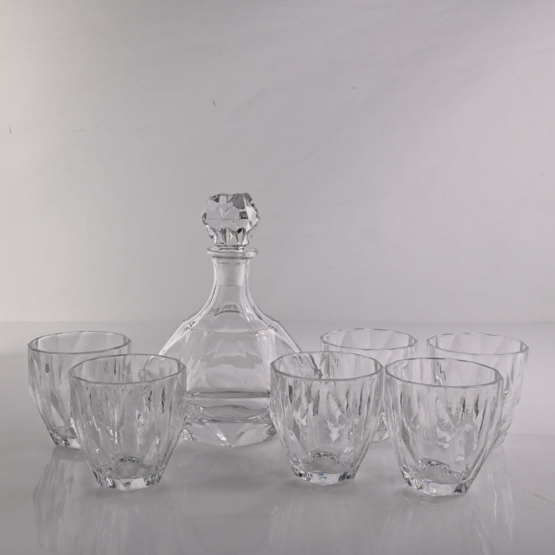 Buy Nectera Decanter & Glass (900 ML/300 ML) - Seven Piece Set Barware Set from Vaaree