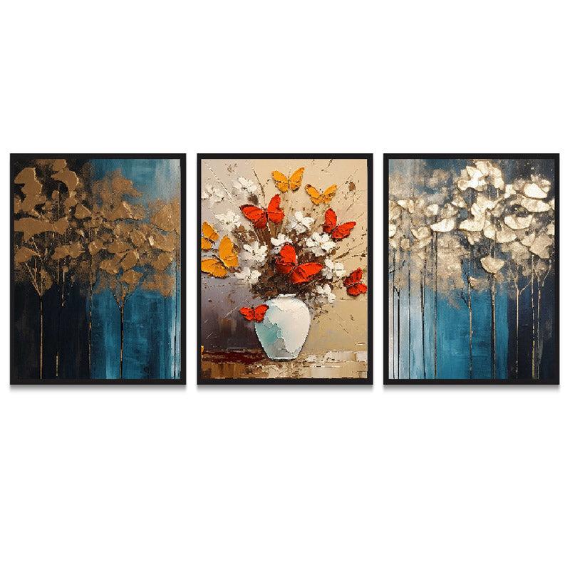 Buy Isaure Wall Art - Set Of Three Wall Art & Paintings from Vaaree