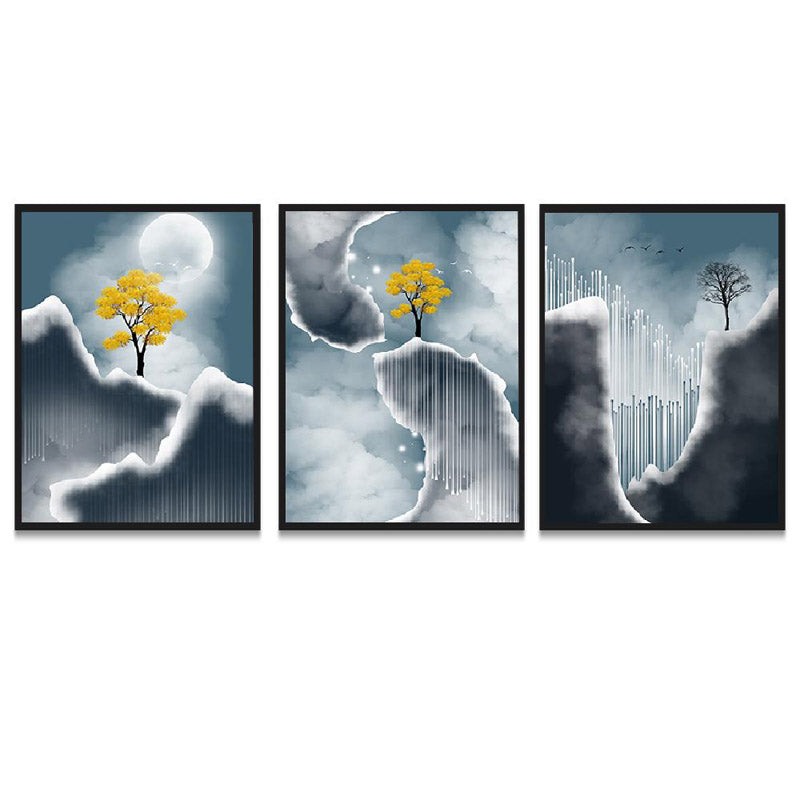 Buy Angeline Wall Art - Set Of Three Wall Art & Paintings from Vaaree