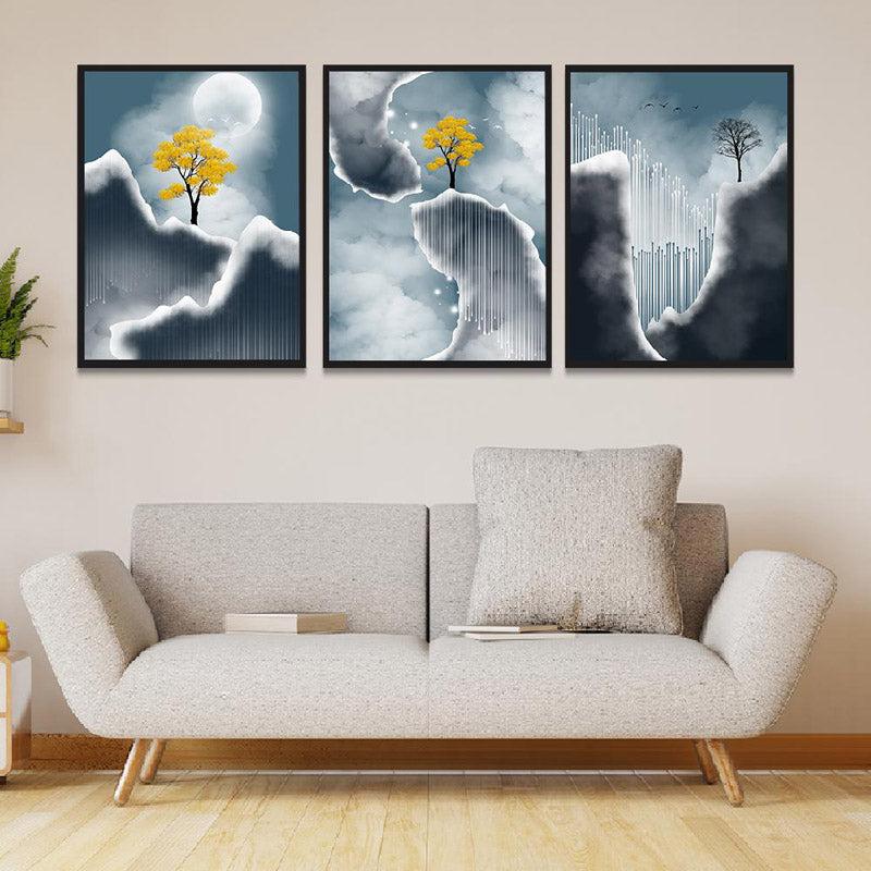 Buy Angeline Wall Art - Set Of Three Wall Art & Paintings from Vaaree