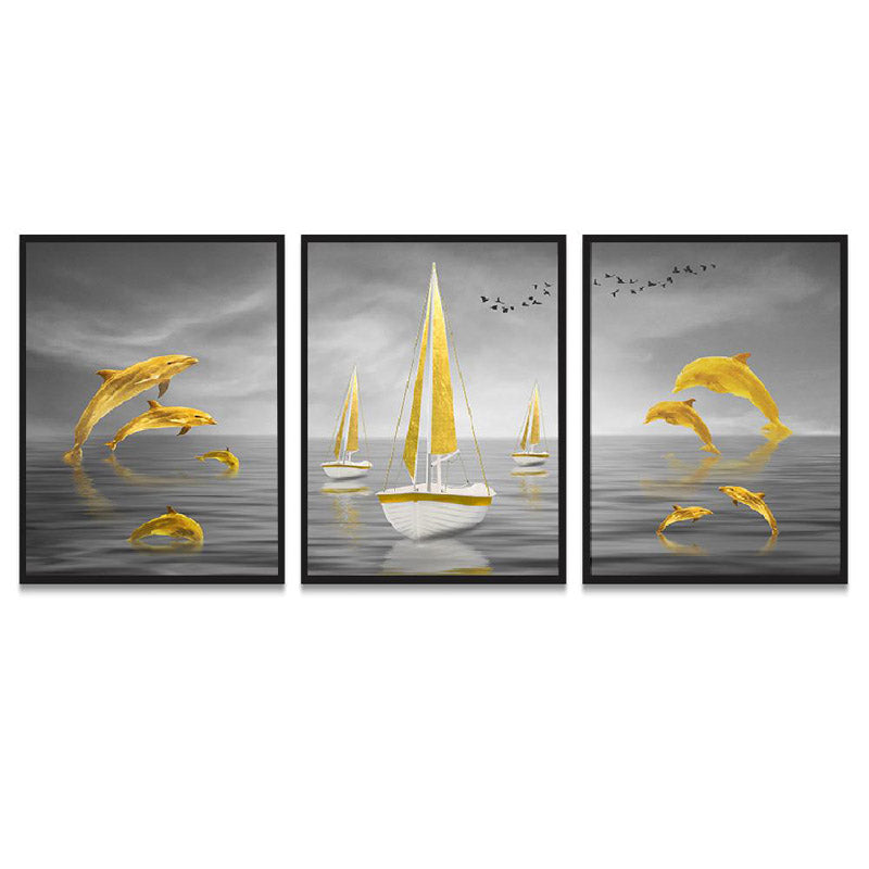 Buy Garance Wall Art - Set Of Three Wall Art & Paintings from Vaaree