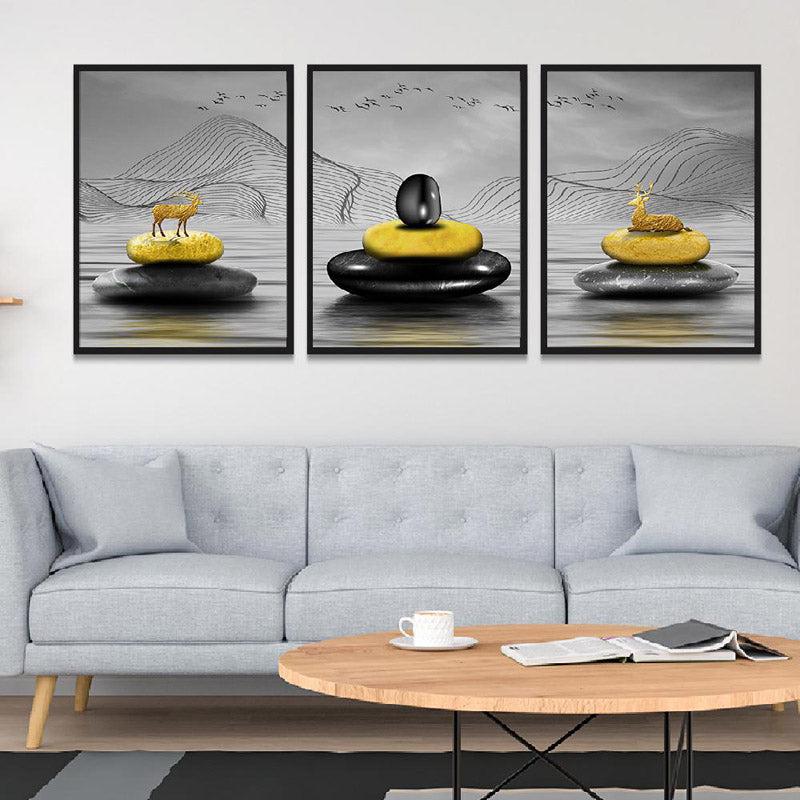 Buy Élise Wall Art - Set Of Three Wall Art & Paintings from Vaaree