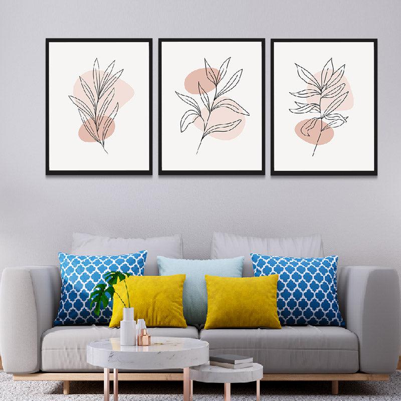 Buy Axelle Wall Art - Set Of Three Wall Art & Paintings from Vaaree