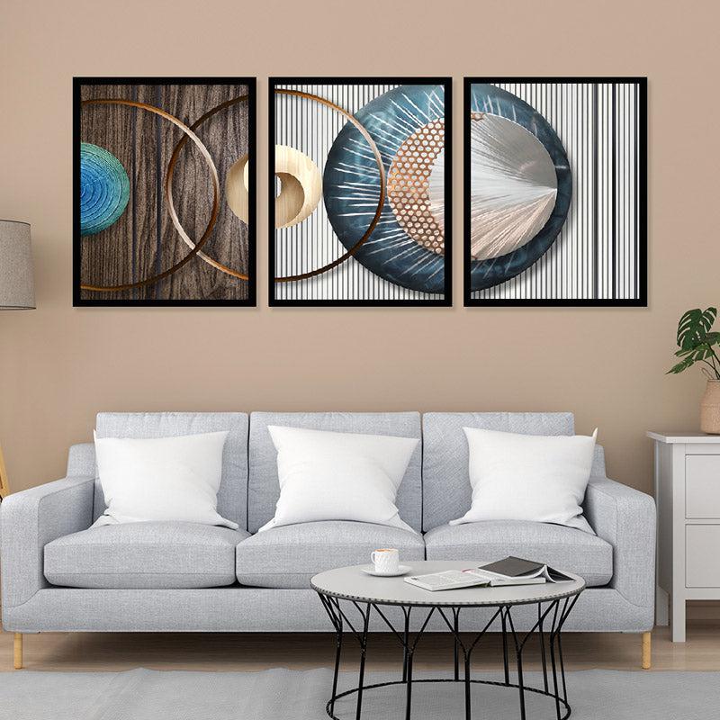 Buy Anouk Wall Art - Set Of Three Wall Art & Paintings from Vaaree