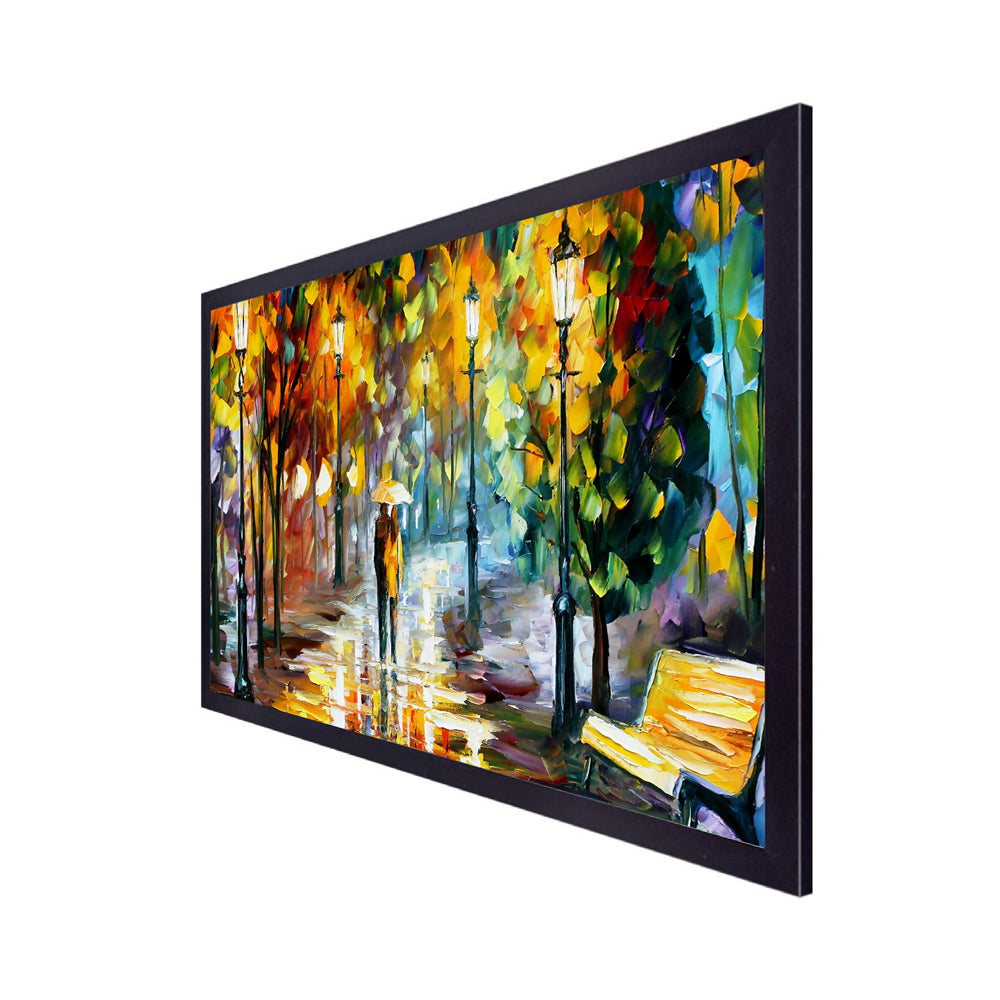 Buy Rainy Evening Wall Painting Wall Art & Paintings from Vaaree