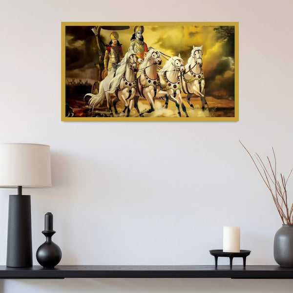 Buy The Great Mahabharath Wall Painting Wall Art & Paintings from Vaaree