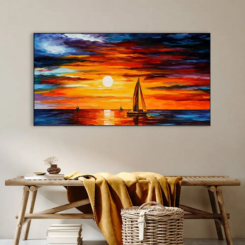 Buy Dusk Color Pallet Wall Painting Wall Art & Paintings from Vaaree