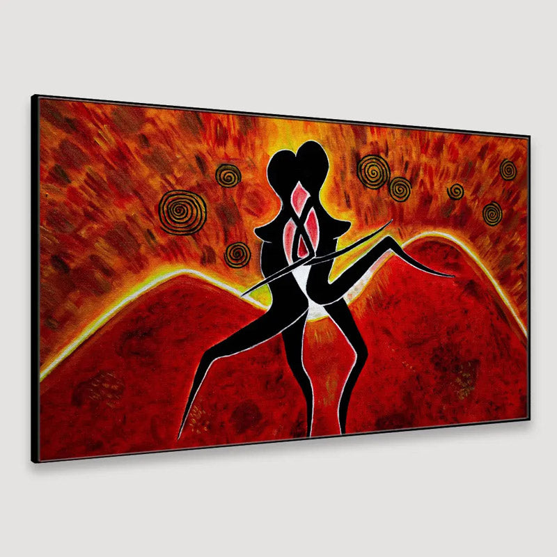 Buy Dual Feminine Modern Wall Painting Wall Art & Paintings from Vaaree