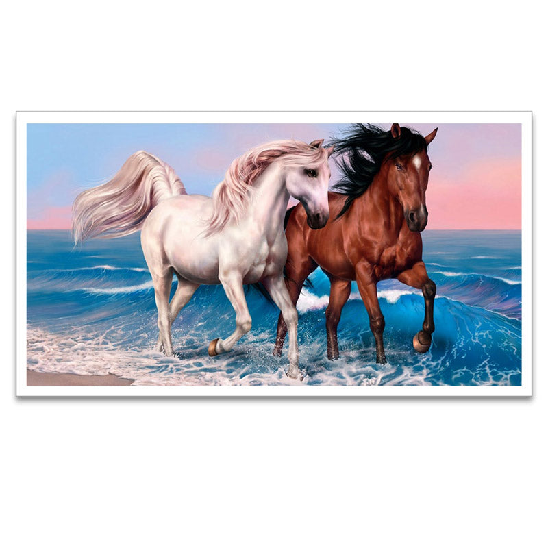 Buy Beach Gallop Wall Painting Wall Art & Paintings from Vaaree