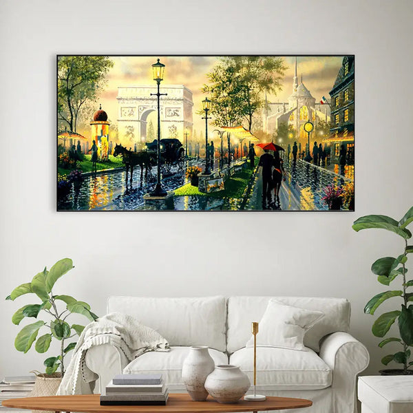 Buy City Scene Wall Painting Wall Art & Paintings from Vaaree