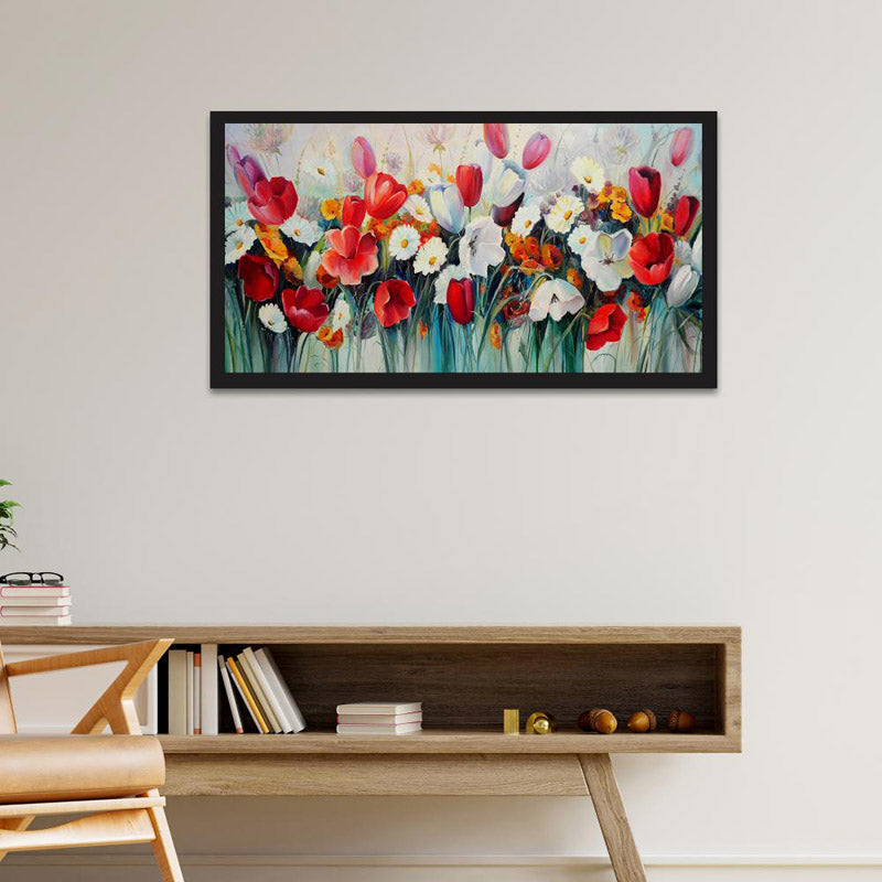 Buy Tulip Tailor Floral Wall Painting Wall Art & Paintings from Vaaree