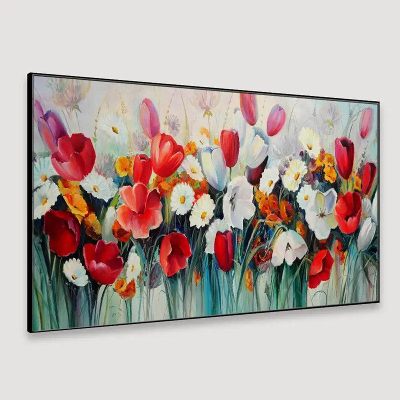 Buy Tulip Tailor Floral Wall Painting Wall Art & Paintings from Vaaree