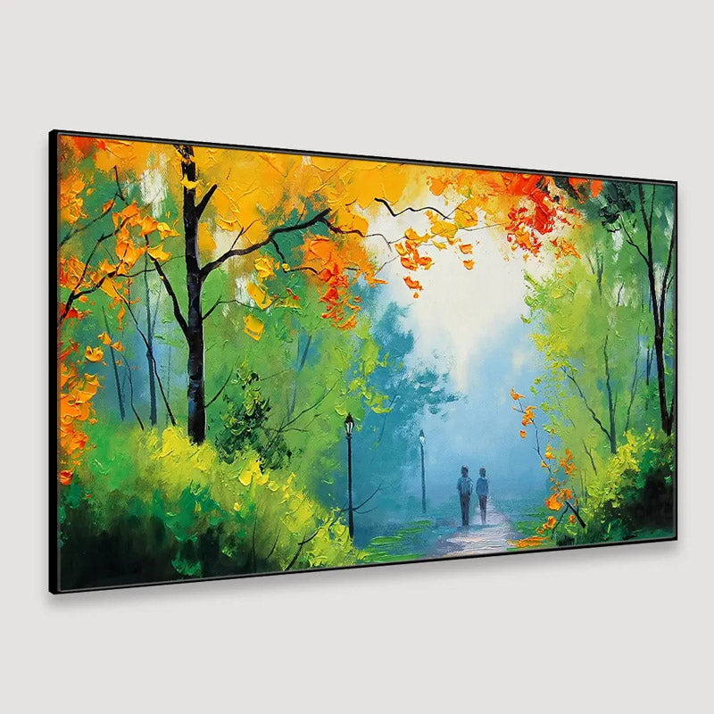 Buy Autumn Walk Wall Painting Wall Art & Paintings from Vaaree