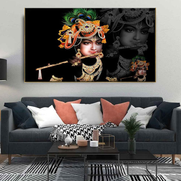 Buy Divine Kanhayya Wall Painting Wall Art & Paintings from Vaaree