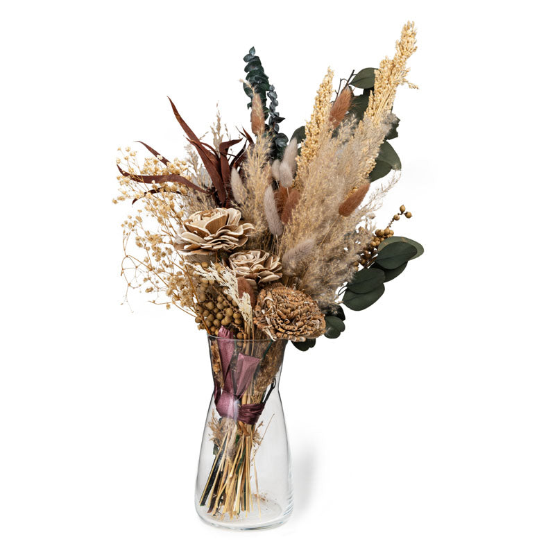 Buy Beige Delight Solawood Flower Bunch Artificial Flowers from Vaaree