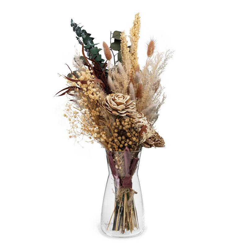 Buy Beige Delight Solawood Flower Bunch Artificial Flowers from Vaaree