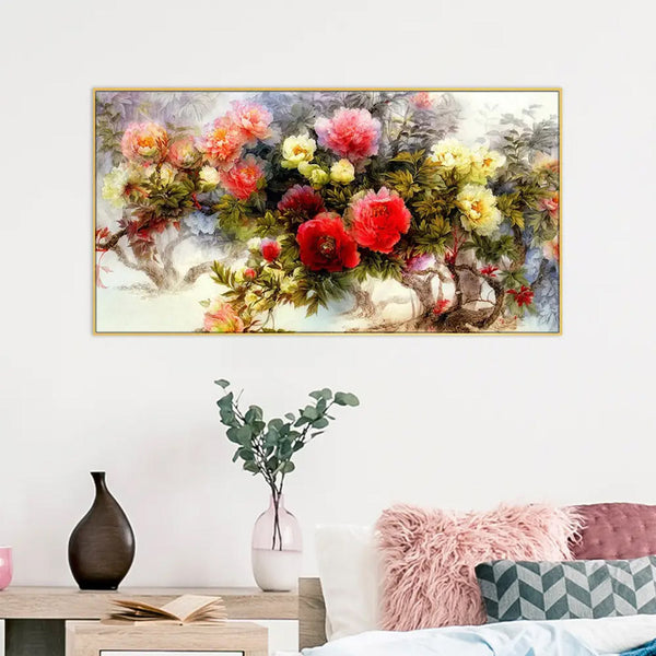 Buy Flora Bouquet Bloom Wall Painting Wall Art & Paintings from Vaaree