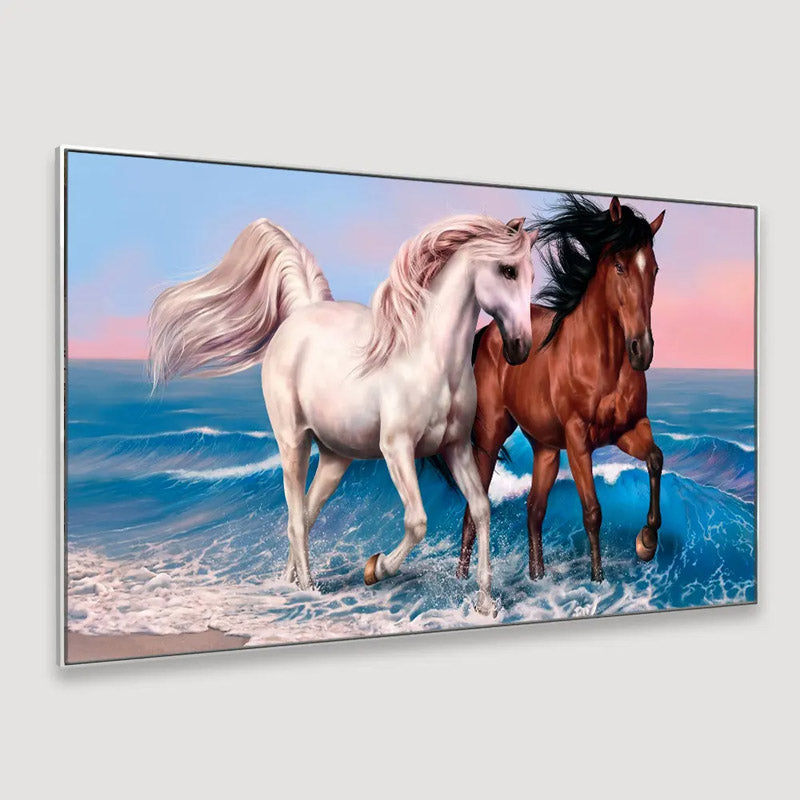 Buy Beach Gallop Wall Painting Wall Art & Paintings from Vaaree