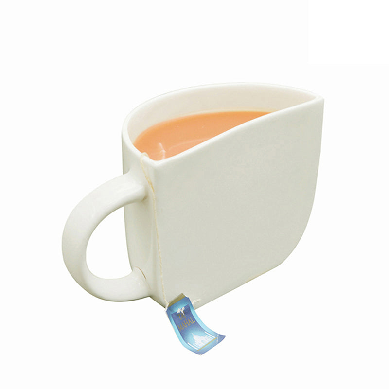 Buy The Better Half White Cup (130 ML) - Set Of Two Tea Cup & Saucer from Vaaree