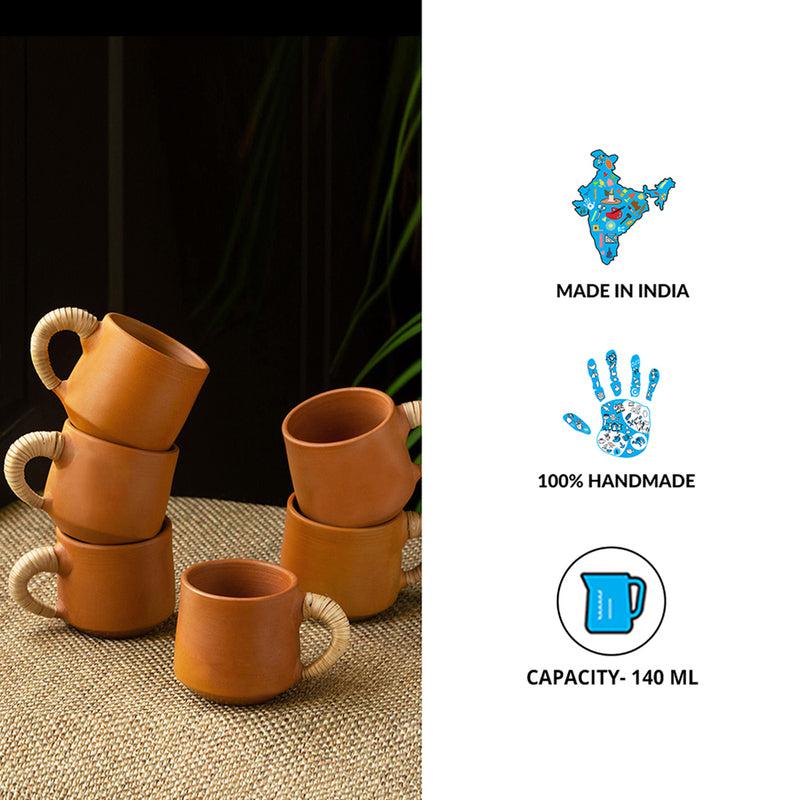 Buy Matura Handcrafted Cup (140 ML) - Set Of Twelve Tea Cup & Saucer from Vaaree