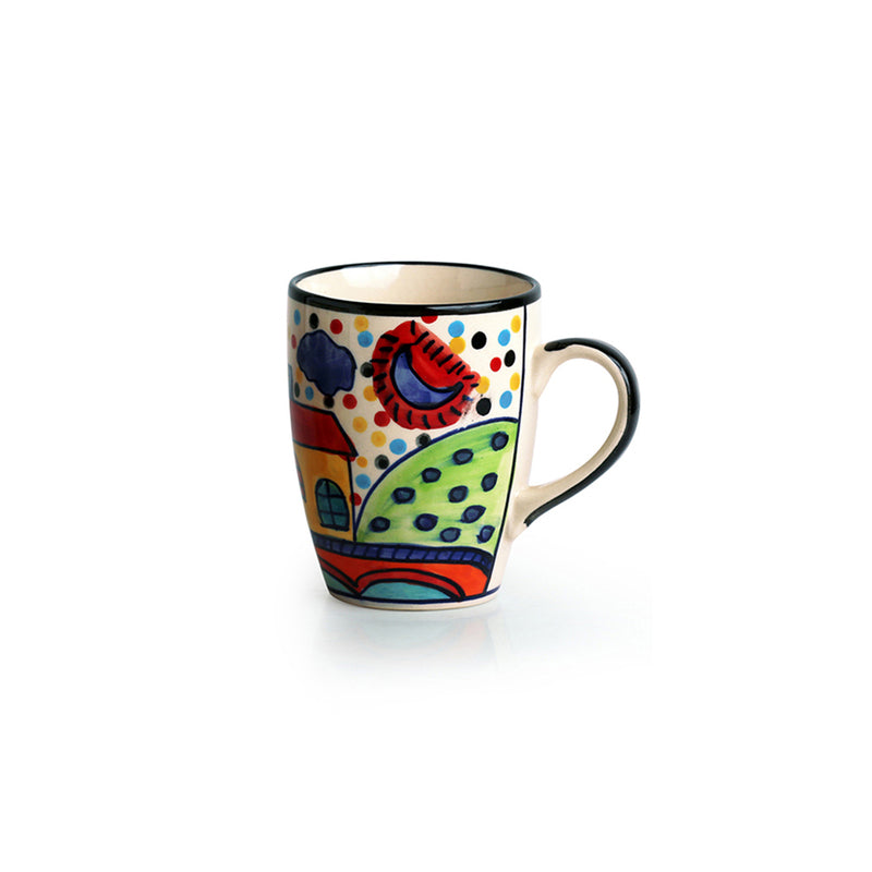 Buy Sweet Home Handpainted Mug (270 ML) - Set Of Six Mugs from Vaaree