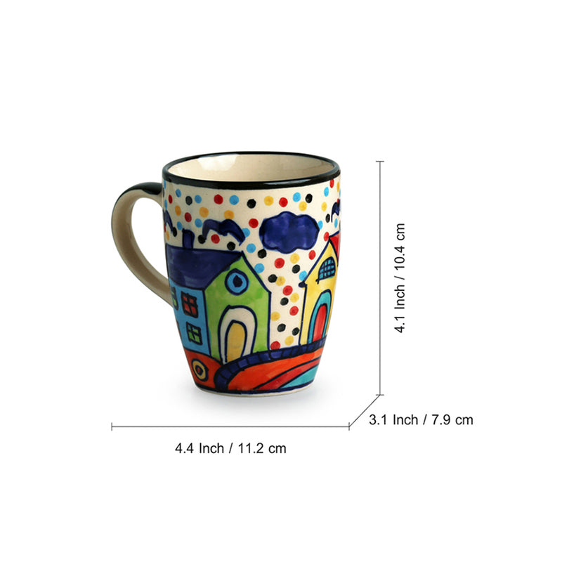 Buy Sweet Home Handpainted Mug (270 ML) - Set Of Six Mugs from Vaaree