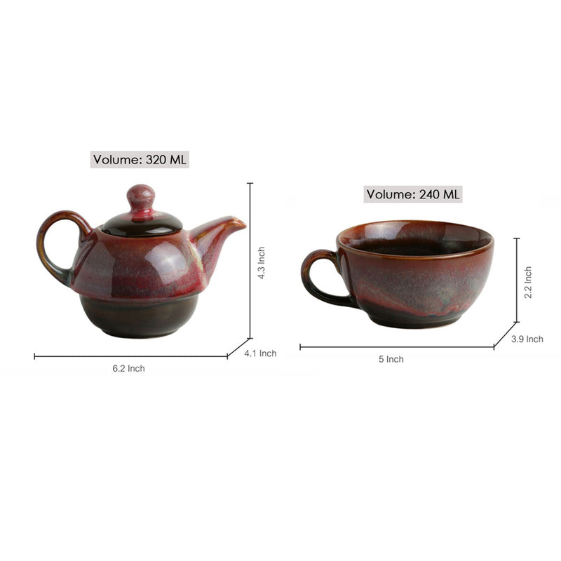 Buy Aladinna Tea Set - Two Piece Set Tea Cup & Saucer from Vaaree