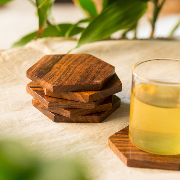 Buy Nita Handcrafted Coaster - Set Of Six Coasters from Vaaree