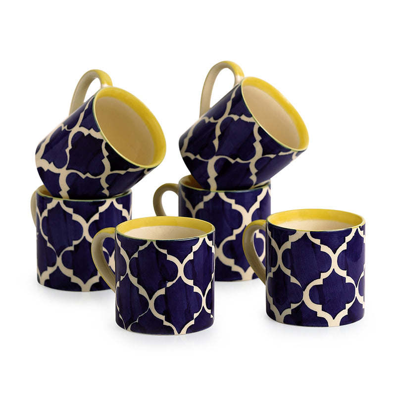 Buy Moroccan Dream Cup (200 ML) - Set Of Six Tea Cup & Saucer from Vaaree