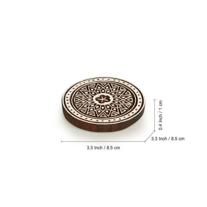 Buy Magna Mandala Handmade Coaster - Set of Four Coasters from Vaaree