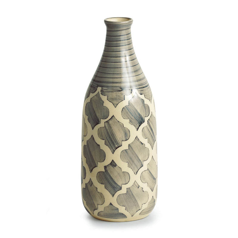 Buy Moroccan Magic Grey Vase Vase from Vaaree